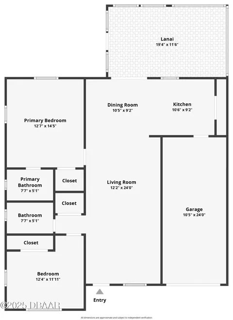 Floorplan - 708 Egret Ct, Edgewater, FL 32141 photo 2 of 2