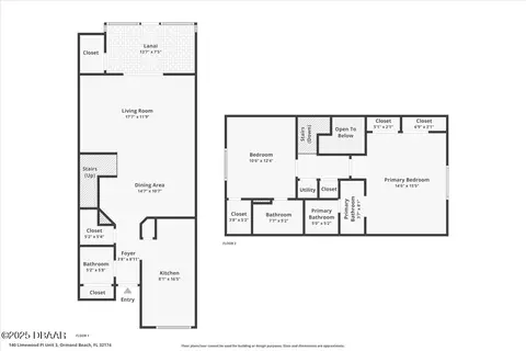 Floorplan - 140 Limewood Pl #3, Ormond Beach, FL 32174 photo 2 of 5