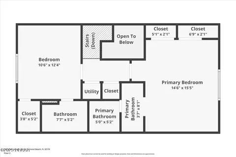Floorplan - 140 Limewood Pl #3, Ormond Beach, FL 32174 photo 1 of 5
