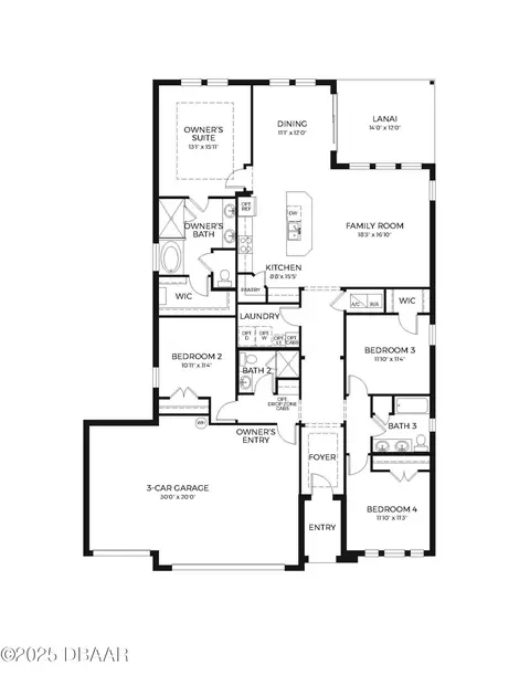 Floorplan - 3199 Arch Ave, Ormond Beach, FL 32174 photo 1 of 1