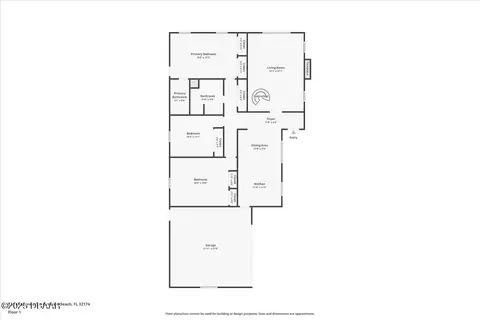 Floorplan - 232 Chippewa Cir, Ormond Beach, FL 32174 photo 2 of 2