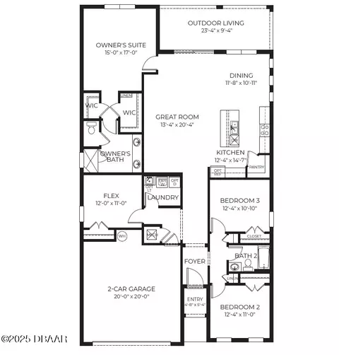 Floorplan - 3322 Arch Ave, Ormond Beach, FL 32174 photo 1 of 1