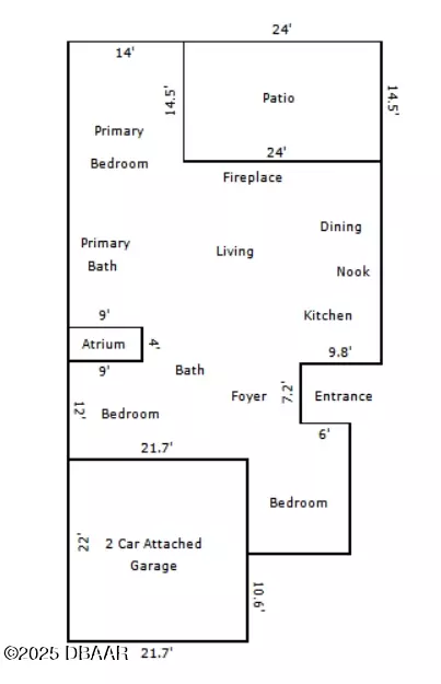 Floorplan - 8 Ridge Trl, Ormond Beach, FL 32174 photo 1 of 1