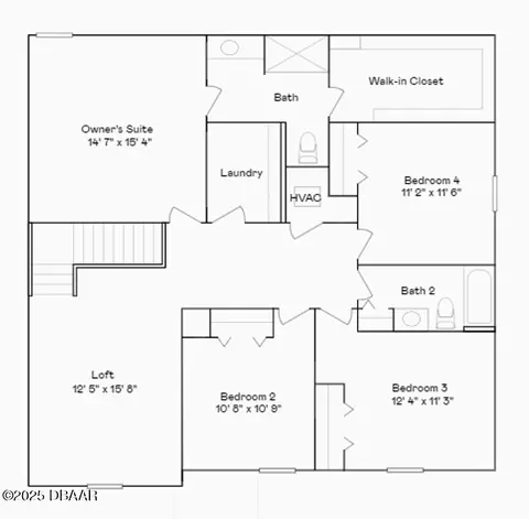 Floorplan - 5320 Diamondleaf Dr, Edgewater, FL 32141 photo 1 of 2