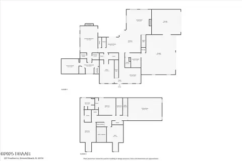 Floorplan - 227 Treeline Ln, Ormond Beach, FL 32174 photo 1 of 3