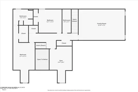 Floorplan - 227 Treeline Ln, Ormond Beach, FL 32174 photo 3 of 3
