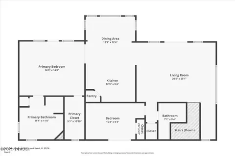 Floorplan - 2500 John Anderson Dr, Ormond Beach, FL 32176 photo 3 of 3