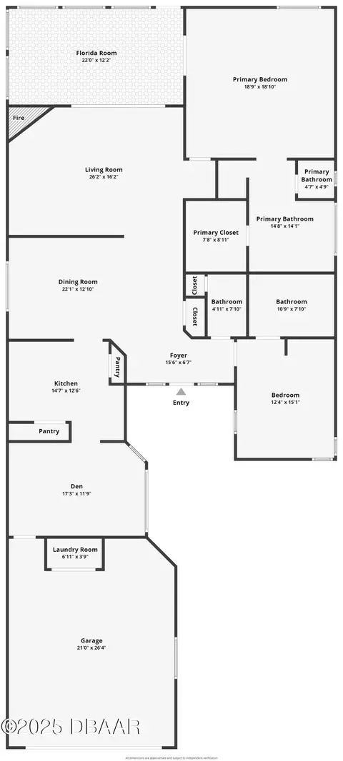 Floorplan - 3 Treetop Trl, Ormond Beach, FL 32174 photo 1 of 1