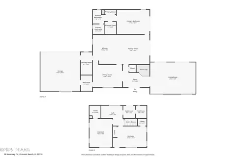 Floorplan - 39 Bosarvey Cir, Ormond Beach, FL 32176 photo 4 of 6
