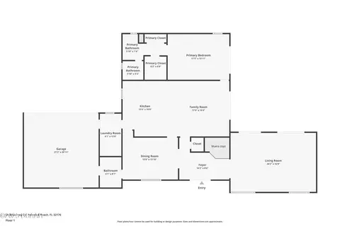 Floorplan - 39 Bosarvey Cir, Ormond Beach, FL 32176 photo 5 of 6