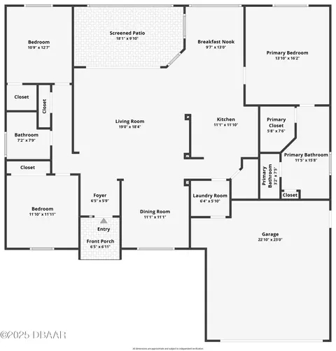 Floorplan - 21 Greenvale Dr, Ormond Beach, FL 32174 photo 1 of 1