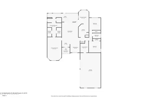 Floorplan - 21 Moonglow Dr, Ormond Beach, FL 32174 photo 1 of 1