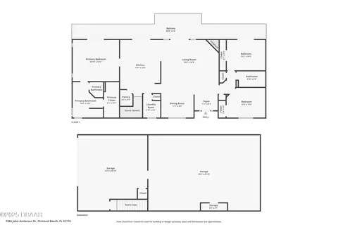 Floorplan - 2384 John Anderson Dr, Ormond Beach, FL 32176 photo 1 of 4