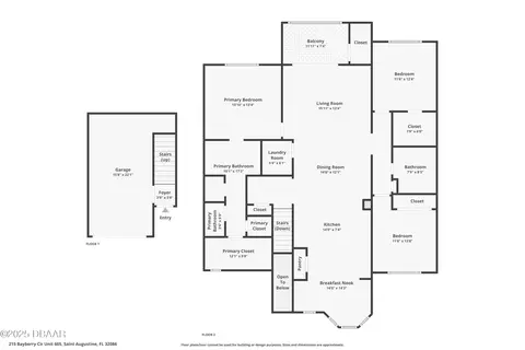Floorplan - 215 Bayberry Cir, Saint Augustine, FL 32086 photo 2 of 2