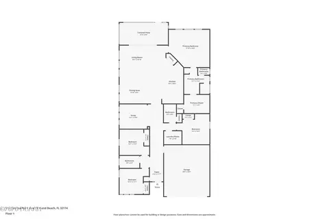 Floorplan - 116 Chelsea Place Ave, Ormond Beach, FL 32174 photo 1 of 1