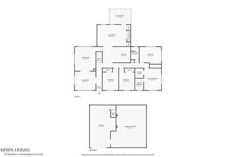 Floorplan - 117 Standish Dr, Ormond Beach, FL 32176 photo 1 of 1