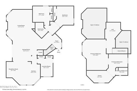 Floorplan - 3 Forest View Way, Ormond Beach, FL 32174 photo 3 of 3