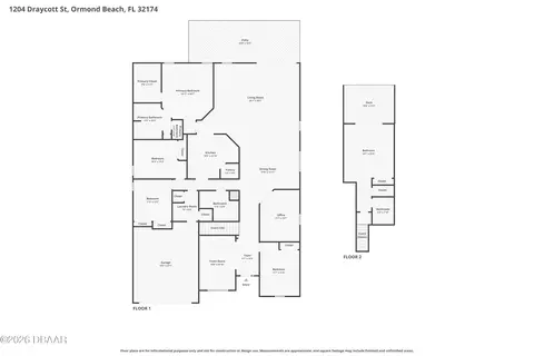 Floorplan - 1204 Draycott St, Ormond Beach, FL 32174 photo 3 of 3