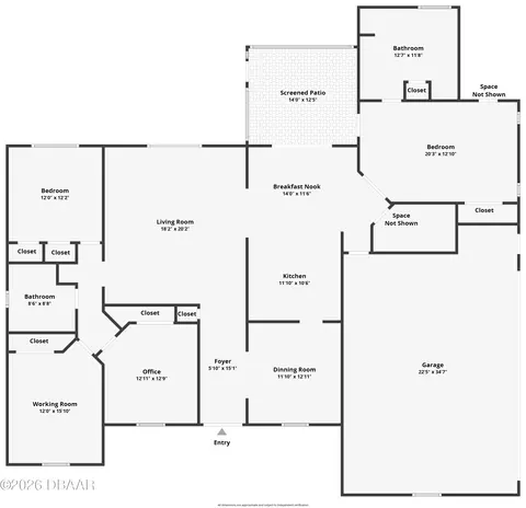 Floorplan - 16 Foxhunter Flt, Ormond Beach, FL 32174 photo 1 of 1