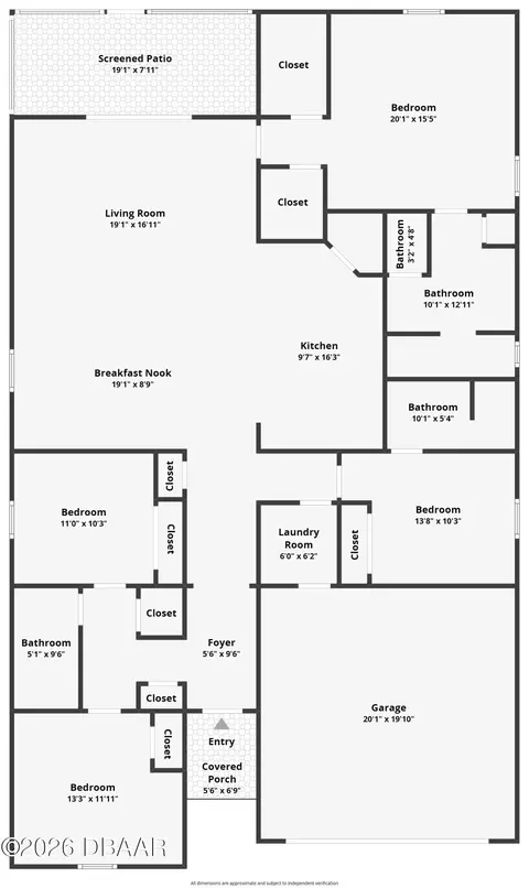 Floorplan - 4175 Clifden Dr, Ormond Beach, FL 32174 photo 2 of 2