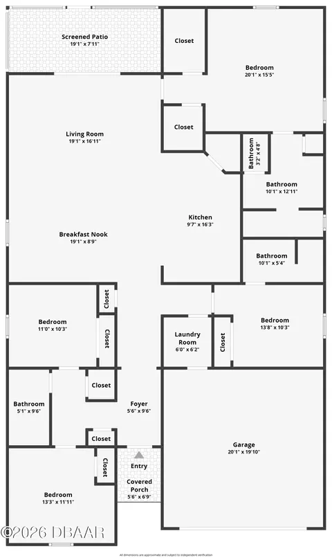 Floorplan - 4175 Clifden Dr, Ormond Beach, FL 32174 photo 1 of 2
