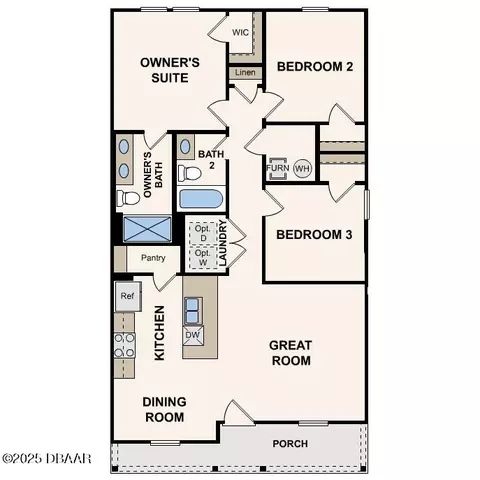 Floorplan - 5540 Chestnut Ave, Bunnell, FL 32110 photo 1 of 1