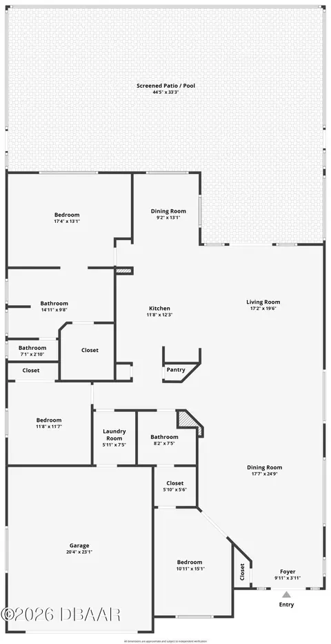 Floorplan - 409 Seabrook Rd, Ormond Beach, FL 32174 photo 2 of 2