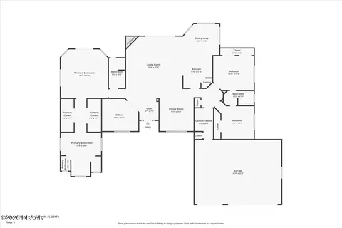 Floorplan - 33 Laurel Ridge Break, Ormond Beach, FL 32174 photo 1 of 1