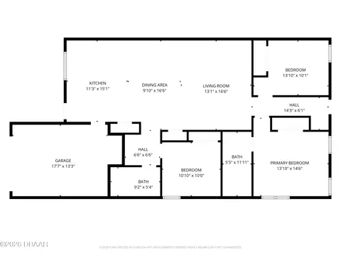 Floorplan - 2421 India Palm Dr, Edgewater, FL 32141 photo 1 of 1