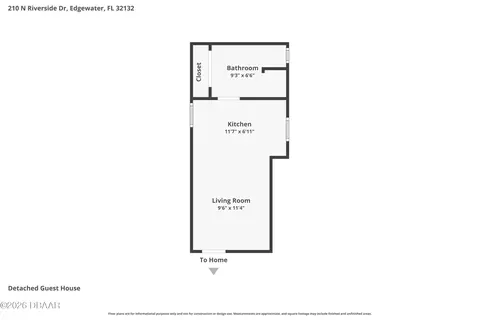 Floorplan - 210 N Riverside Dr, Edgewater, FL 32132 photo 1 of 3