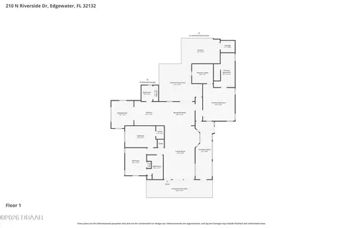 Floorplan - 210 N Riverside Dr, Edgewater, FL 32132 photo 3 of 3