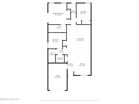 Floorplan - 2419 India Palm Dr, Edgewater, FL 32141 photo 1 of 1