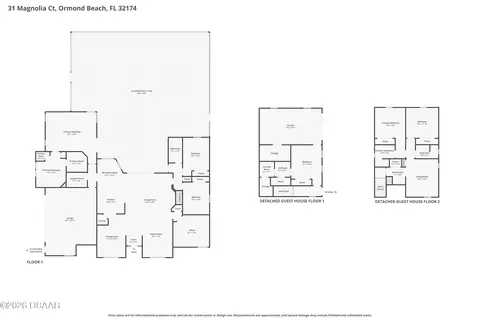 Floorplan - 31 Magnolia Ct, Ormond Beach, FL 32174 photo 1 of 4