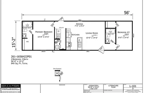 Floorplan - 702 Virginia Ter, Ormond Beach, FL 32174 photo 1 of 1
