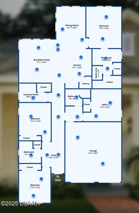 Floorplan - 2853 Monaghan Dr, Ormond Beach, FL 32174 photo 1 of 1