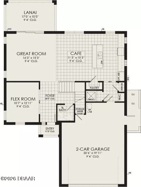 Floorplan - 2821 Casterton Dr, Melbourne, FL 32940 photo 1 of 2