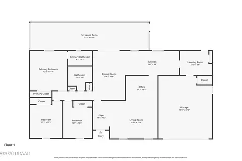 Floorplan - 1114 Parkside Dr, Ormond Beach, FL 32174 photo 1 of 1