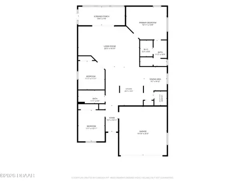 Floorplan - 129 Grey Dapple Way, Ormond Beach, FL 32174 photo 1 of 1