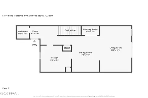 Floorplan - 51 Tomoka Meadows Blvd, Ormond Beach, FL 32174 photo 1 of 6