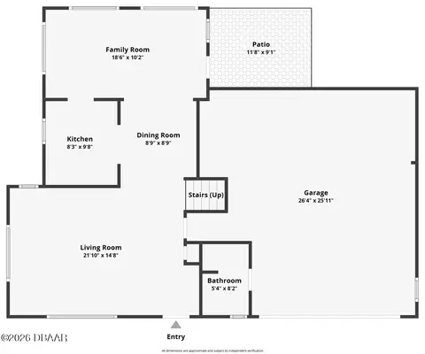 Floorplan - 923 Peninsula Dr, Ormond Beach, FL 32176 photo 1 of 2