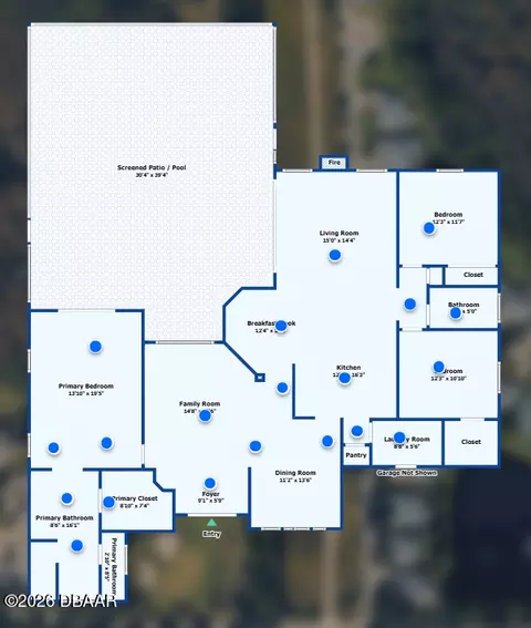 Floorplan - 43 Gale Ln, Ormond Beach, FL 32174 photo 1 of 1