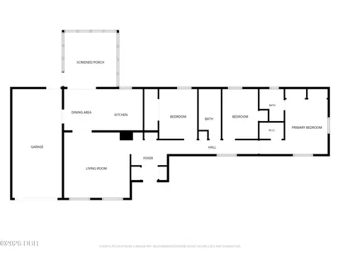 Floorplan - 344 Fir St, Ormond Beach, FL 32174 photo 1 of 1