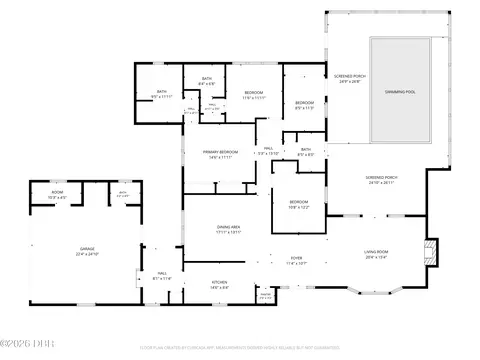 Floorplan - 102 Ann Rustin Dr, Ormond Beach, FL 32176 photo 1 of 1