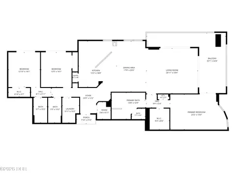 Floorplan - 1425 Ocean Shore Blvd, Ormond Beach, FL 32176 photo 1 of 2