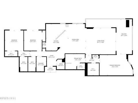 Floorplan - 1425 Ocean Shore Blvd, Ormond Beach, FL 32176 photo 2 of 2