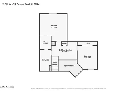Floorplan - 99 Old Barn Trl, Ormond Beach, FL 32174 photo 2 of 3