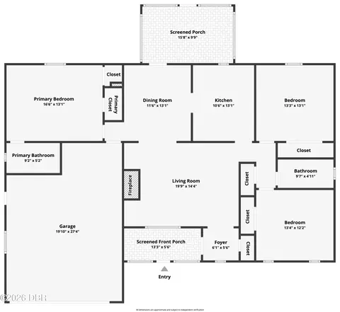 Floorplan - 6 Parkside Way, Ormond Beach, FL 32174 photo 1 of 2