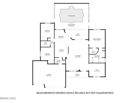 Floorplan - 3516 Tory Cir, Ormond Beach, FL 32174 photo 2 of 2
