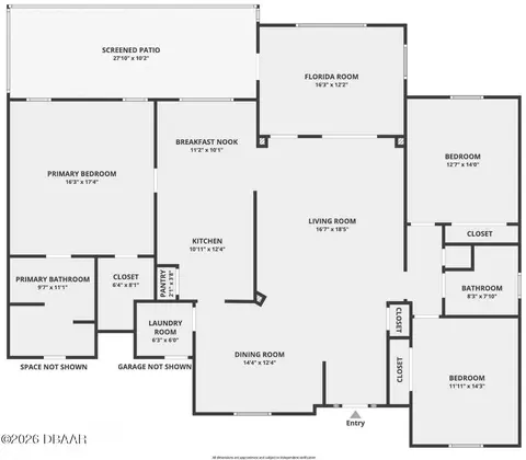 Floorplan - 109 Forest Quest, Ormond Beach, FL 32174 photo 1 of 1