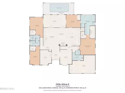 Floorplan - 101 N St Andrews Dr, Ormond Beach, FL 32174 photo 1 of 2
